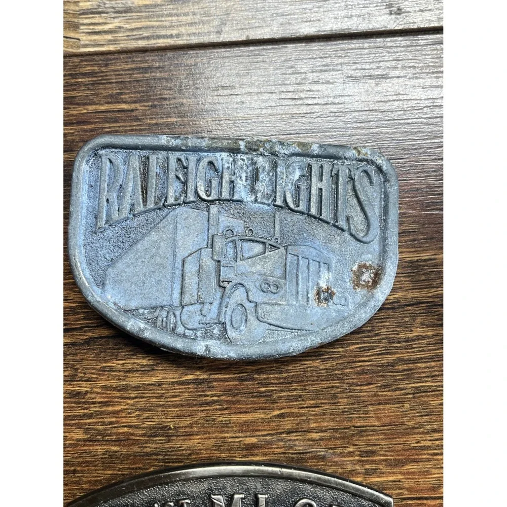 Vintage Belt Buckle Lot 501st MI GP Korea Arizona 1982 3/3 ACR Raleigh Lights